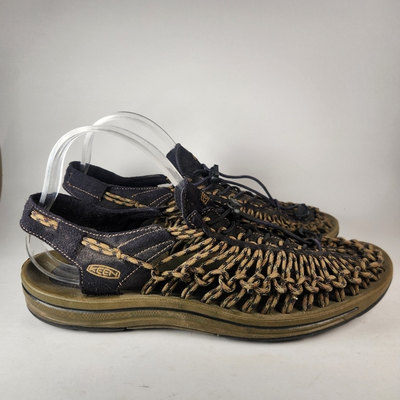 KEEN Men's Uneek Cord Trekking Sandal Size 12 EU 46 Shoe Outdoors - Picture 2 of 11